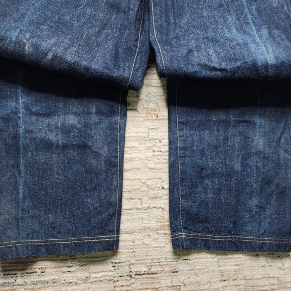 Clench Jeans, Dark Blue Jean Color, Active Wear, Baggy, Y2K, Size 34W 32L - Picture 3 of 13